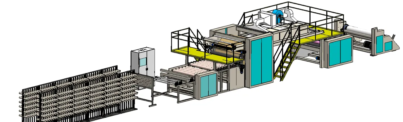 UHMWPE UD Fabric Prepreg Machine